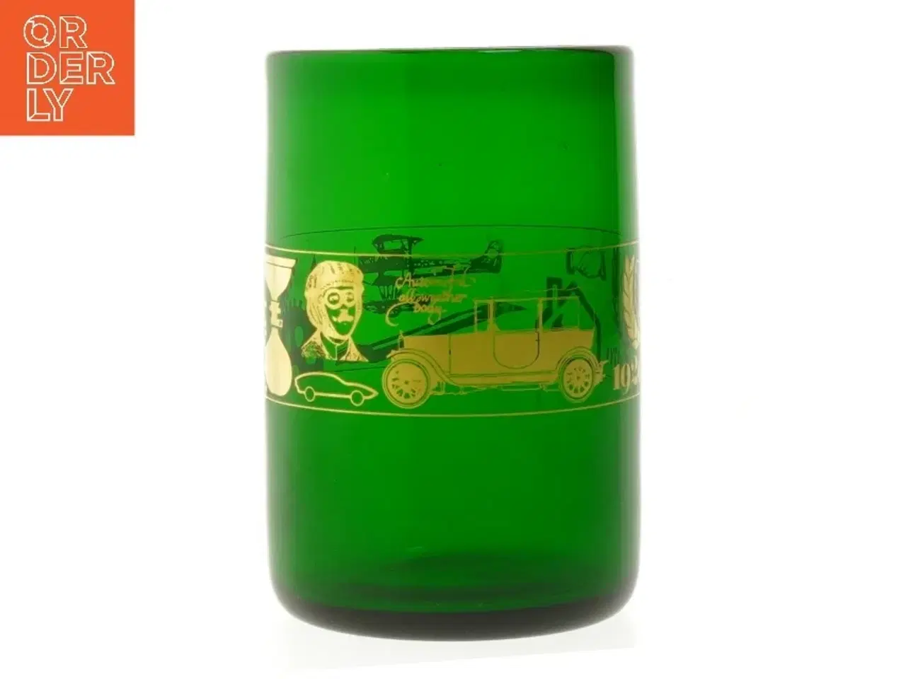 Billede 2 - Grøn BP 1920-1970 souvenirglas fra BP (str. 15 cm)