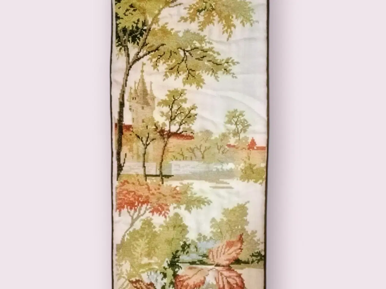 Billede 1 - Stor, smuk vintage gobelin /væg broderi 