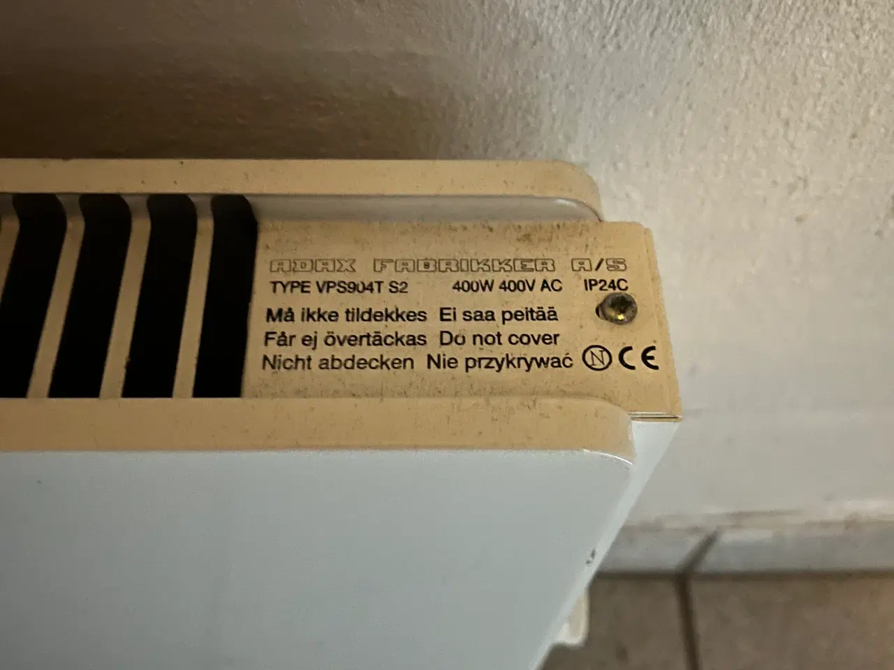 Billede 2 - ADAX 400W el-radiatorer til vådrum
