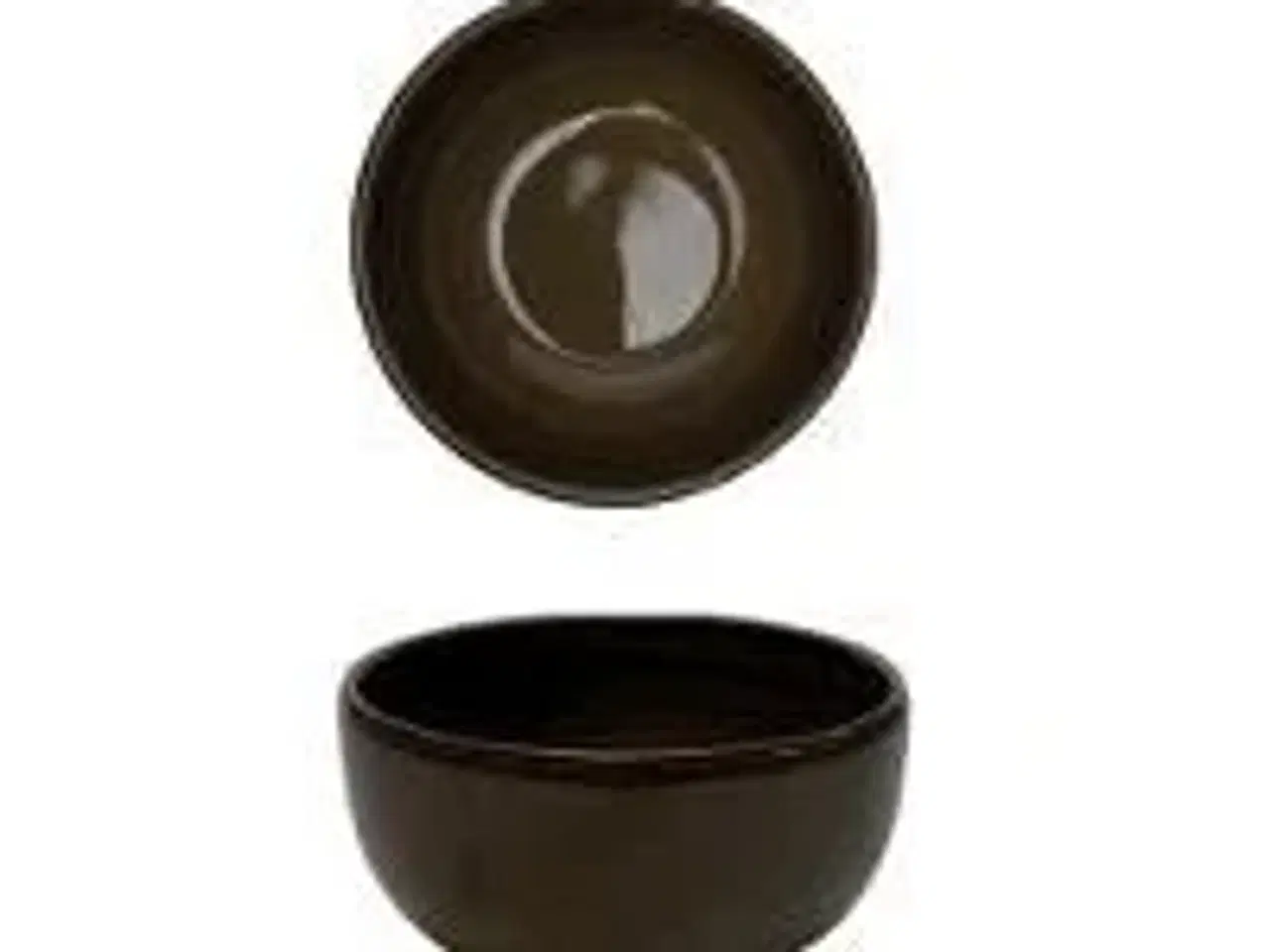 Billede 1 - 24 stk. Skål stentøj valnød 110 mm Rustik