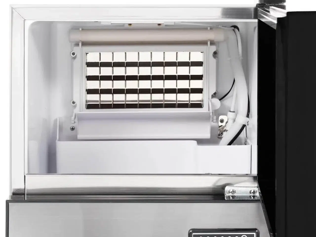 Billede 8 - Isterningmaskine med dør Sølv 43 x 40 x 71 cm Rustfrit stål