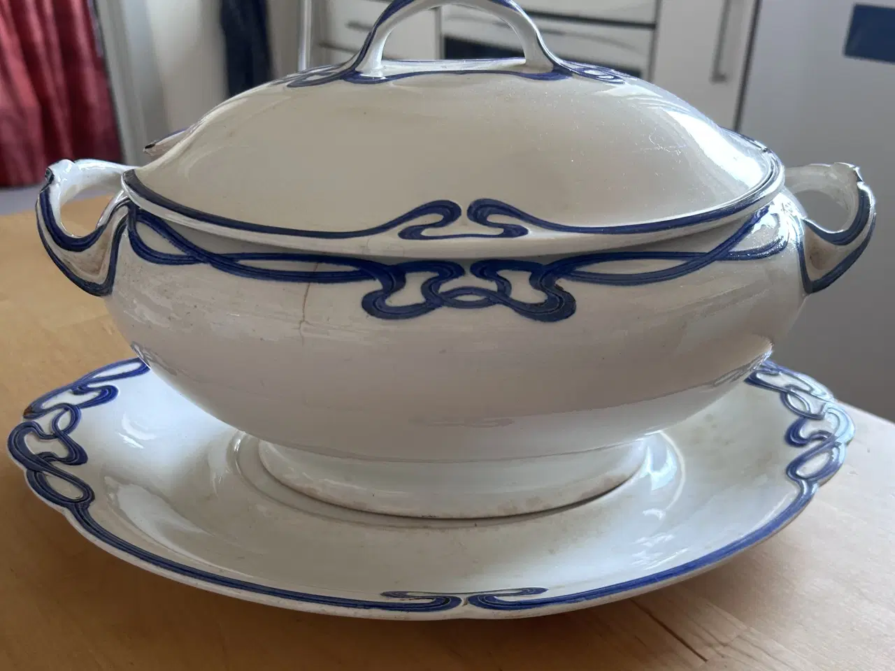 Billede 1 - Stor terrin med underfad