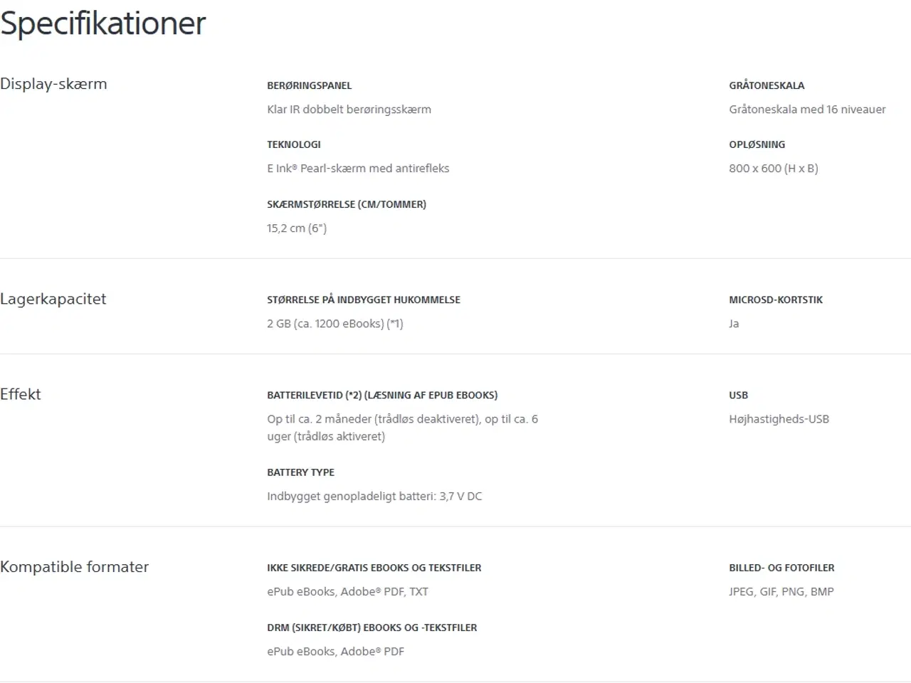 Billede 2 - E-Bogs læser - Sony PRS-T2
