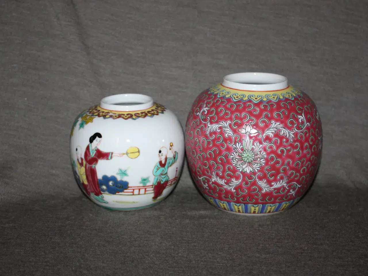 Billede 1 - Kinesisk vase højde højde 10 cm