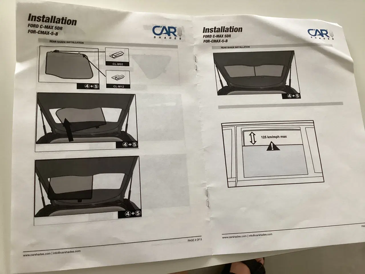 Billede 3 - Solgardiner til Ford C-Max