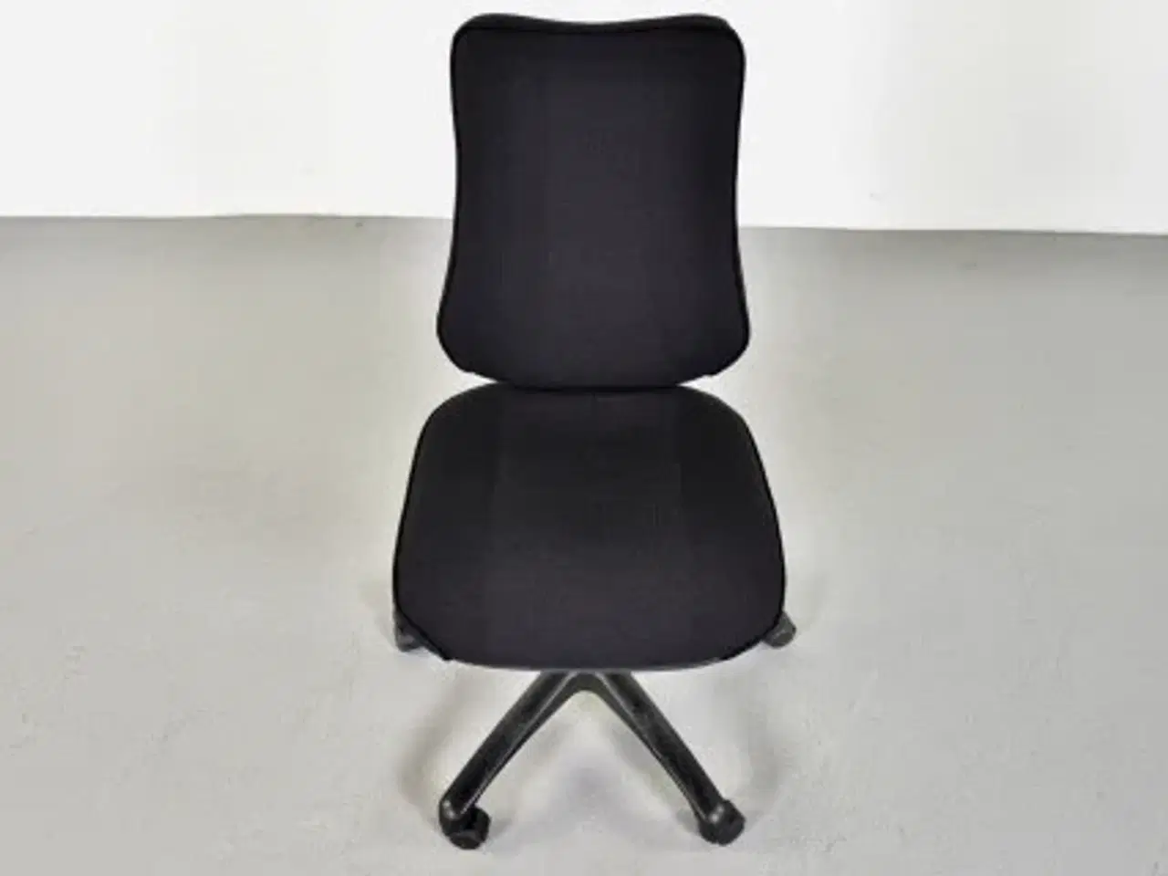 Billede 5 - Rbm model 800 kontorstol med høj ryg og nyt sort polster