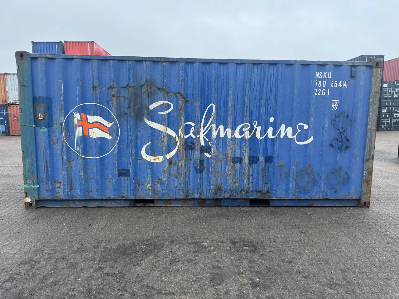 Billede 3 - Brugt 20 fods Isoleret Container-ID: MSKU 780654-4