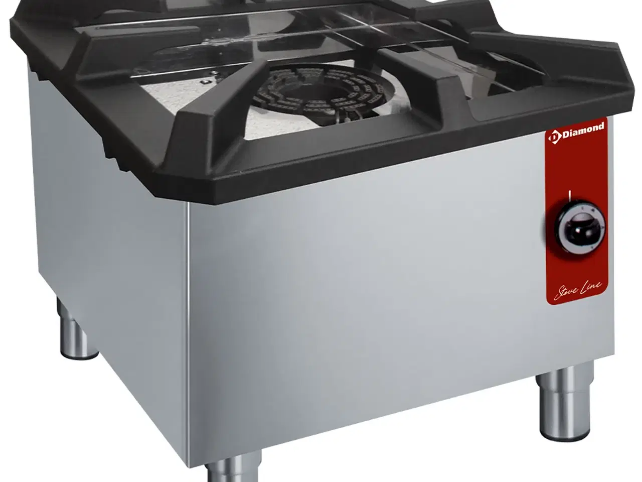 Billede 1 - Taburet-gaskomfur (12 kW) – Rustfrit Stål