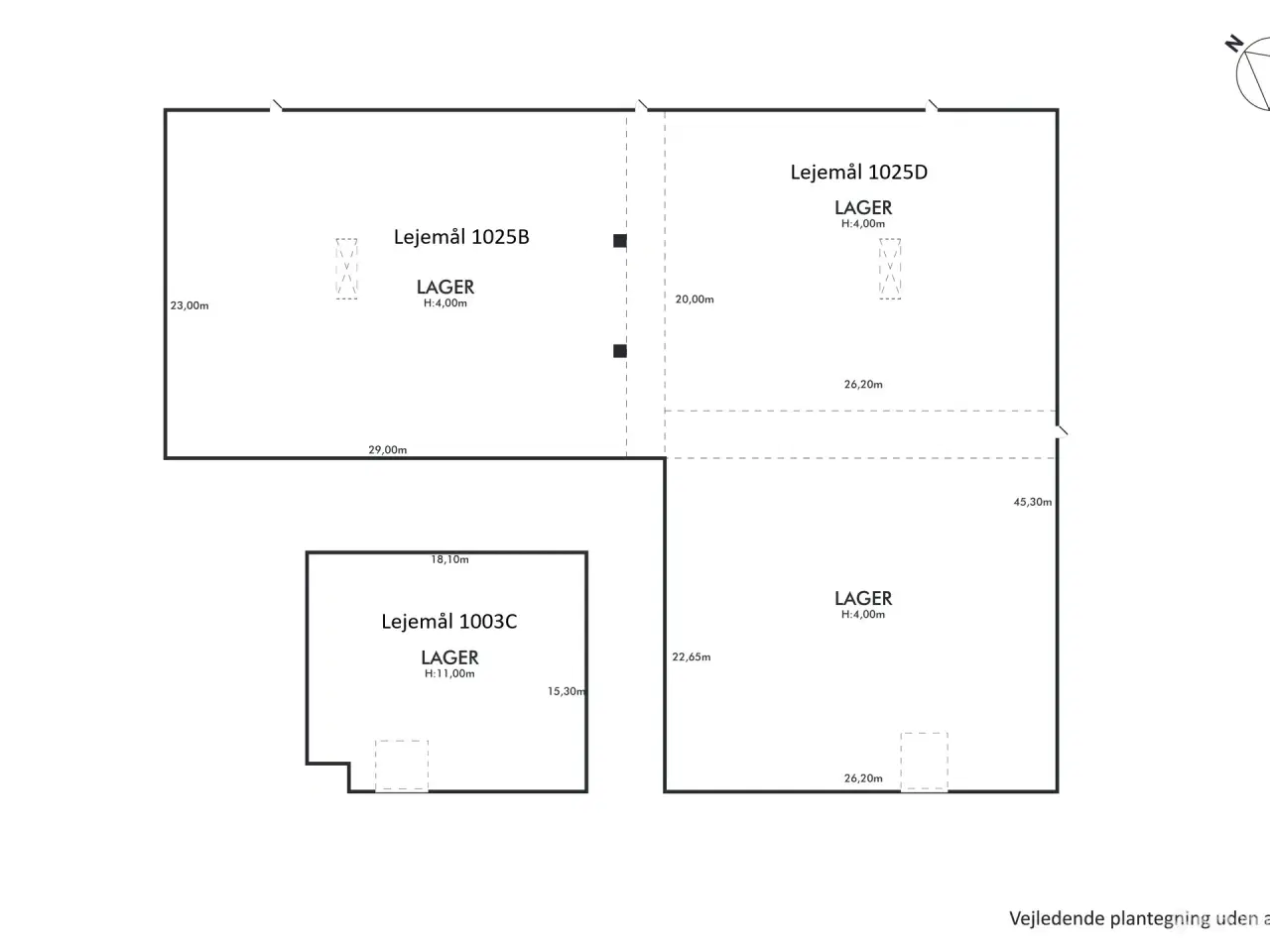 Billede 8 - Logistiklejemål med porte og ramper og en loftshøjde op til 10 meter