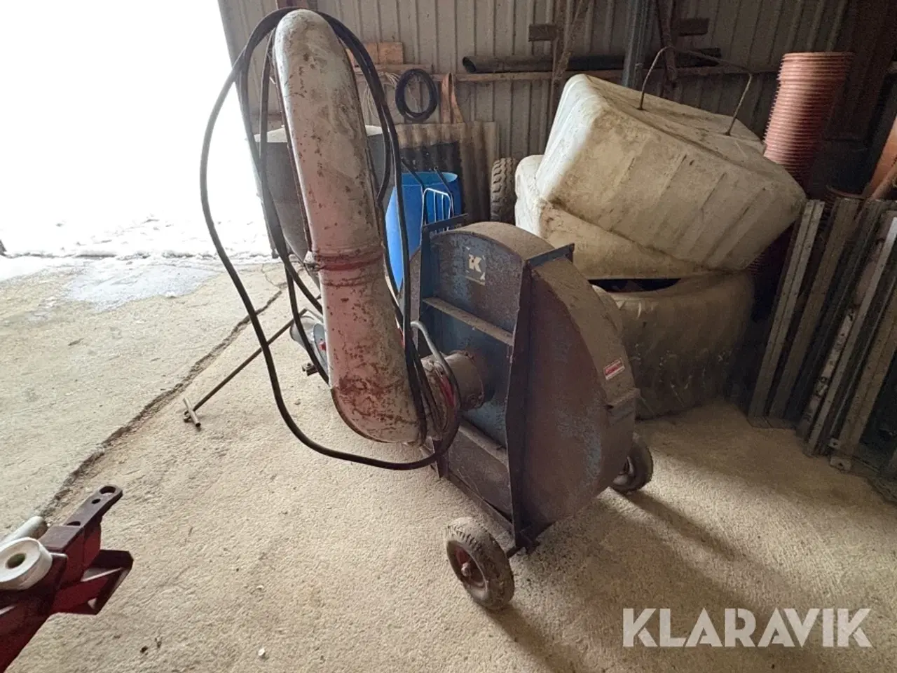 Billede 4 - Suge og trykblæser med selvføder Kongskilde TRL 150 og DA20