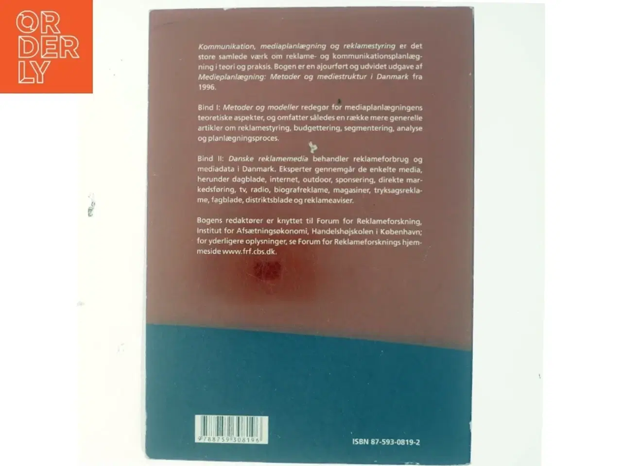 Billede 3 - Kommunikation, mediaplanlægning og reklamestyring. Bd. 2, Dansk reklamemedia (Bog)