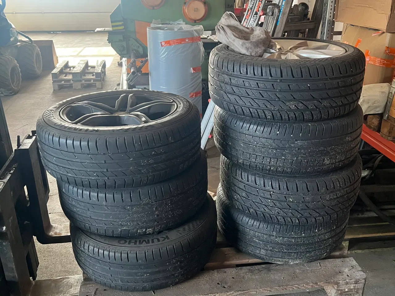 Billede 4 - Komplet dæk med alufælge 