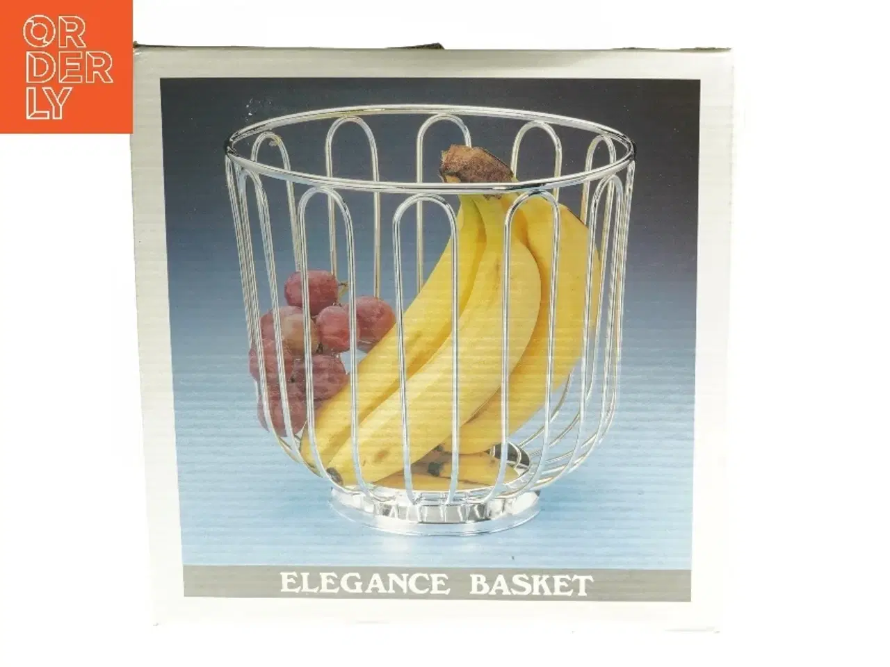 Billede 1 - Elegance frugtkurv (str. Ø 22 cm længde 20 cm)