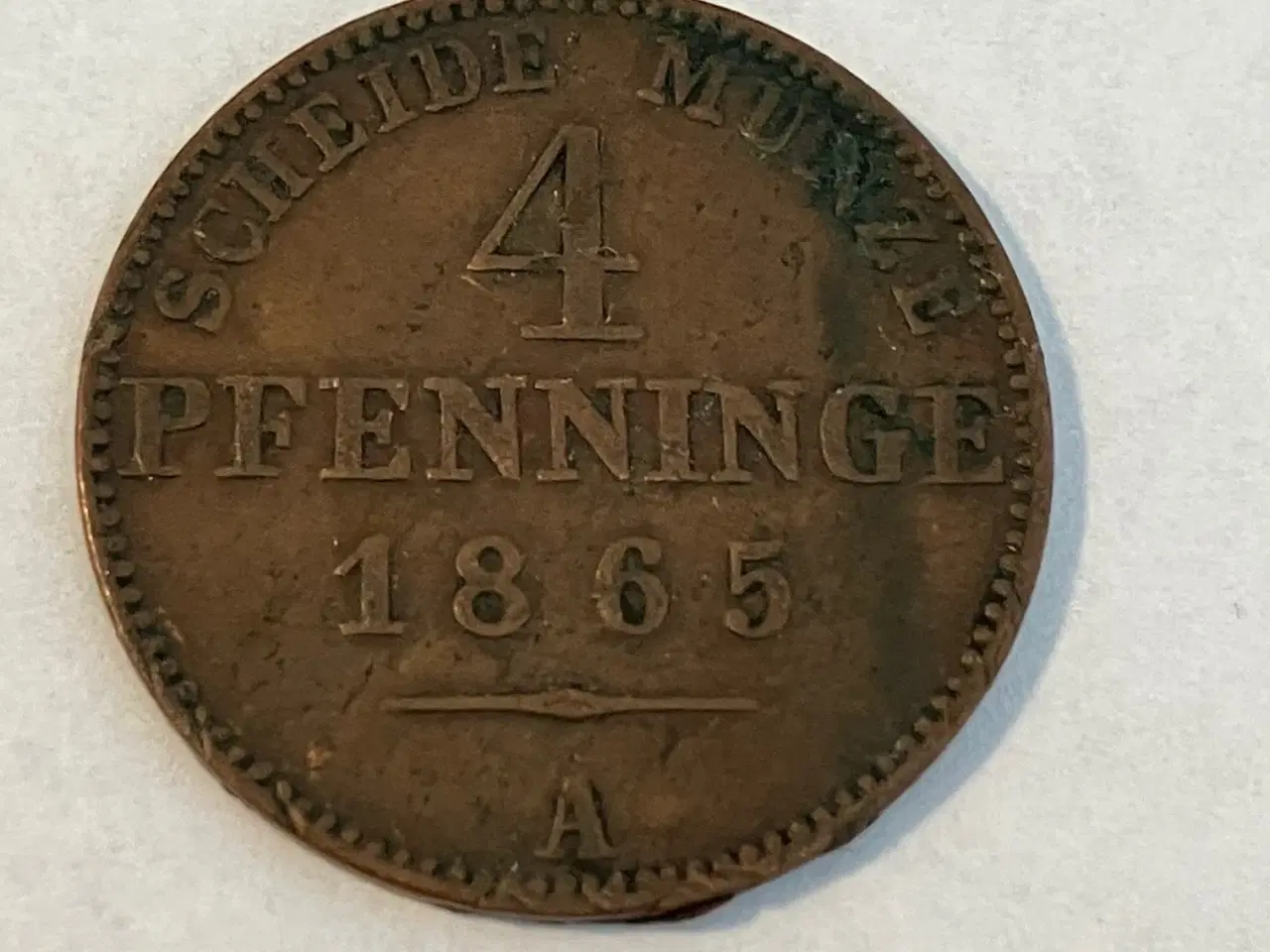 Billede 1 - 4 Pfenninge 1865 A