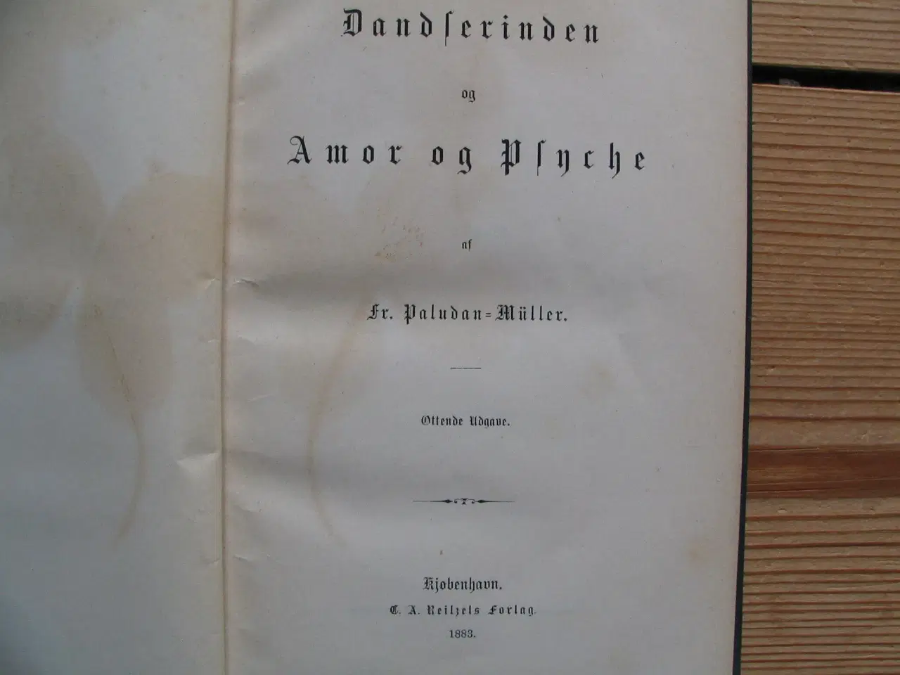 Billede 3 - Frederik Paludan-Müller, 3 noveller fra 1883
