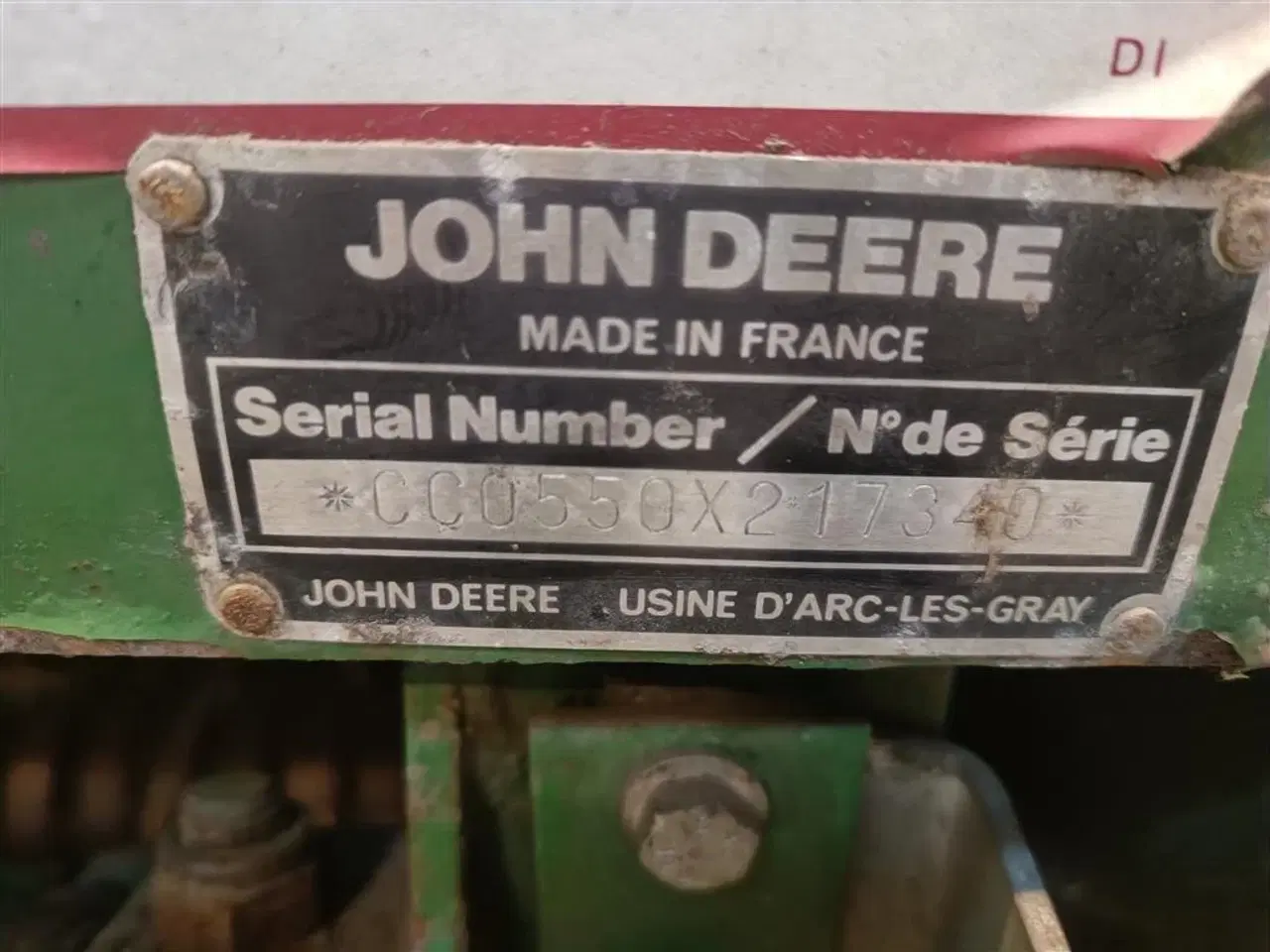 Billede 7 - John Deere 550 Rundballepresser med garnbinder