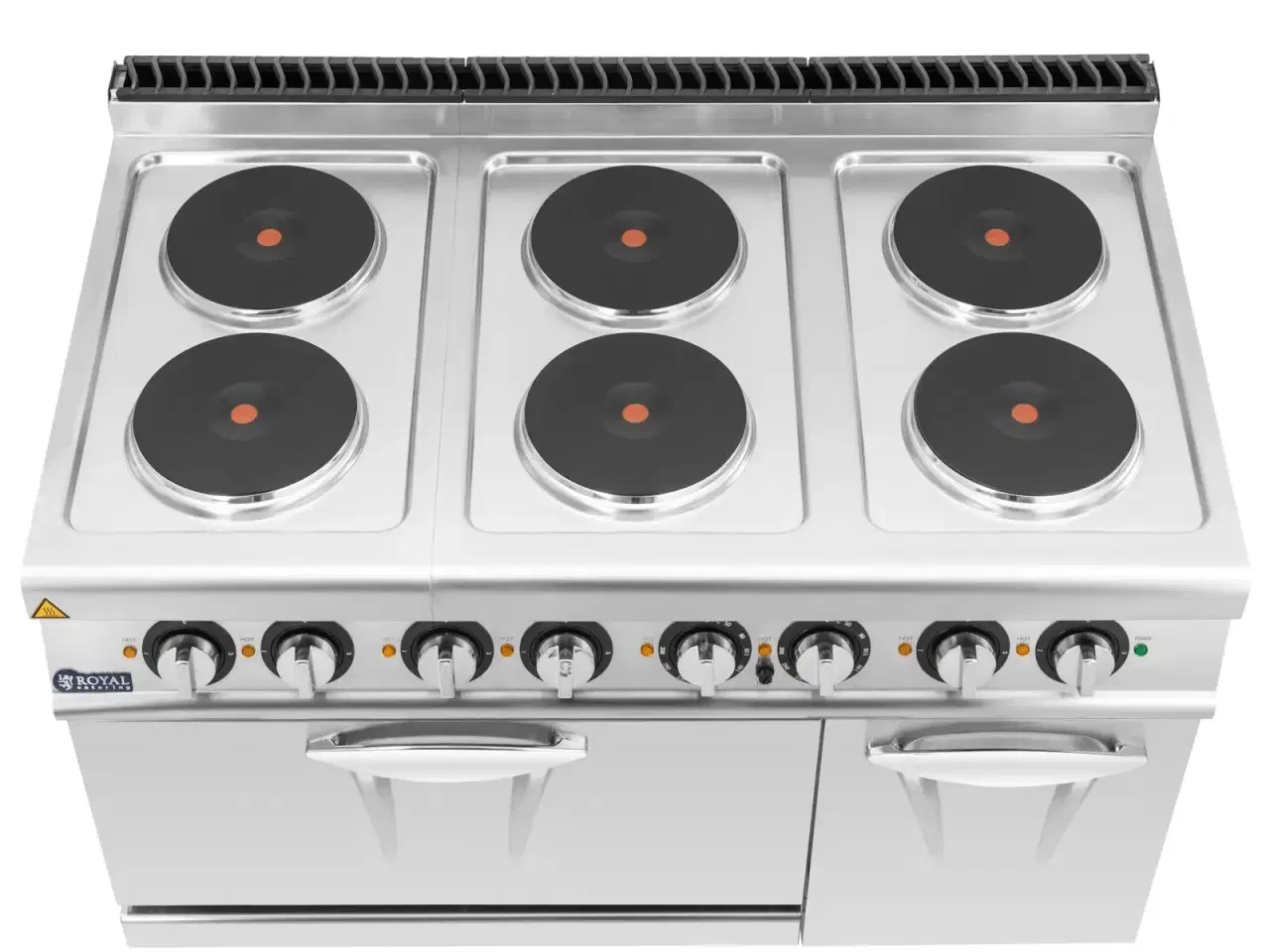 Billede 3 -  Elektrisk Komfur med 6 Kogeplader og El-ovn