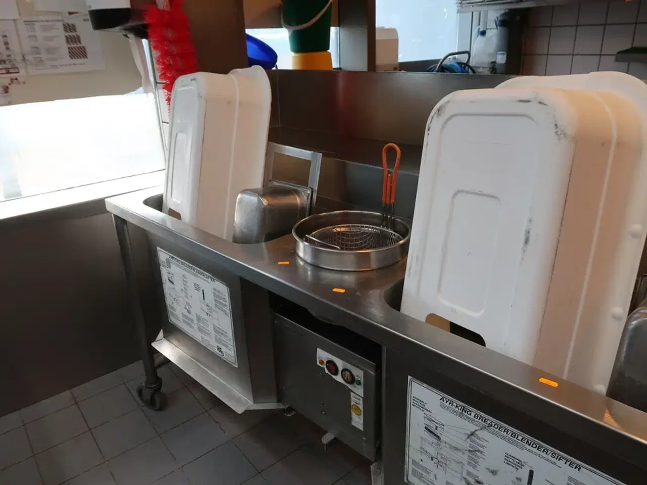 Billede 2 - Dobbelt paneringsstation AYRKING Breader/Blender/Sifter