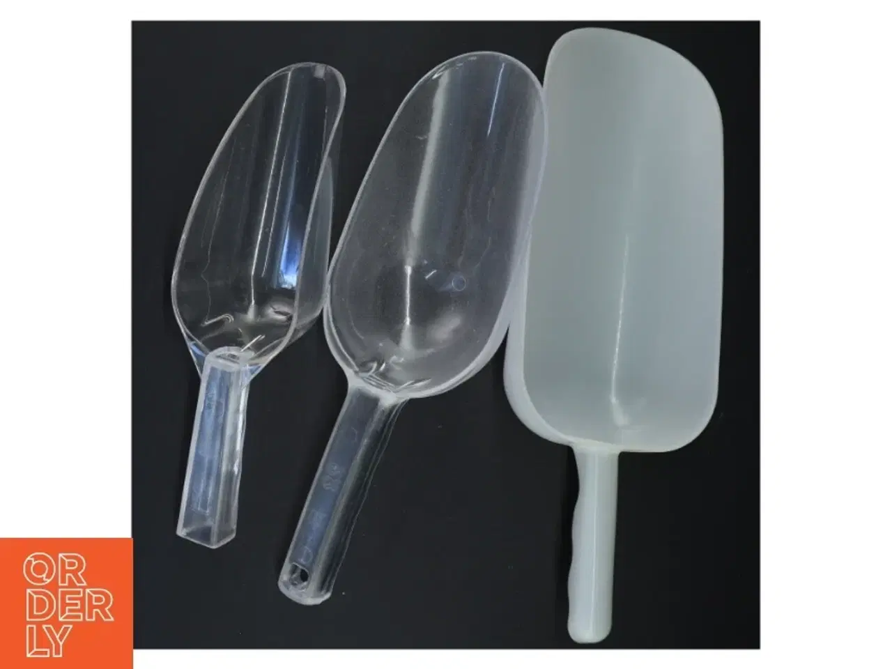 Billede 1 - Skeer til isterninger (str. 25 x 7,5 x 5,5 cm 30 x 10 x 6 cm 32 x 11 x 6 cm)