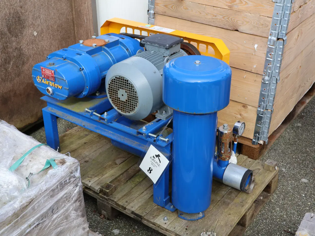 Billede 1 - Vakuumpumpe model AS-65 Blower, 7,5kw. 