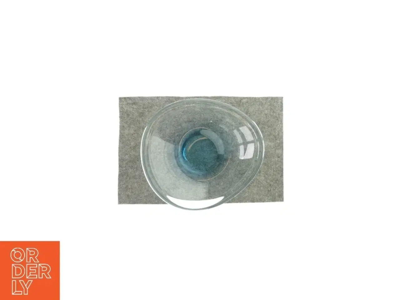 Billede 2 - Halmegaard skål i blåt glas