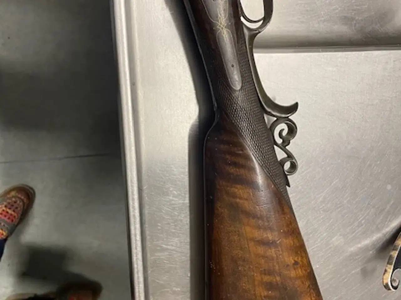 Billede 3 - Antik Hanegevær med benbøjler