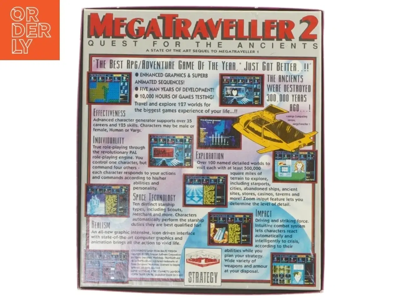 Billede 2 - MegaTraveller 2 Computerspil fra Megatraveller (str. 24x21 cm)