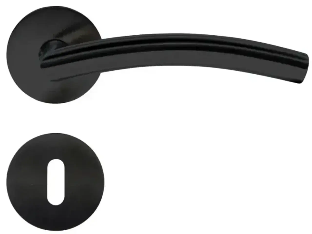 Billede 1 - 5 pk. Home-it dørgreb med B-greb 16 mm matsort