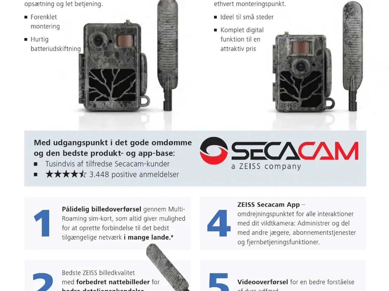 Billede 2 - Zeiss Secacam 5 Vildtkamera