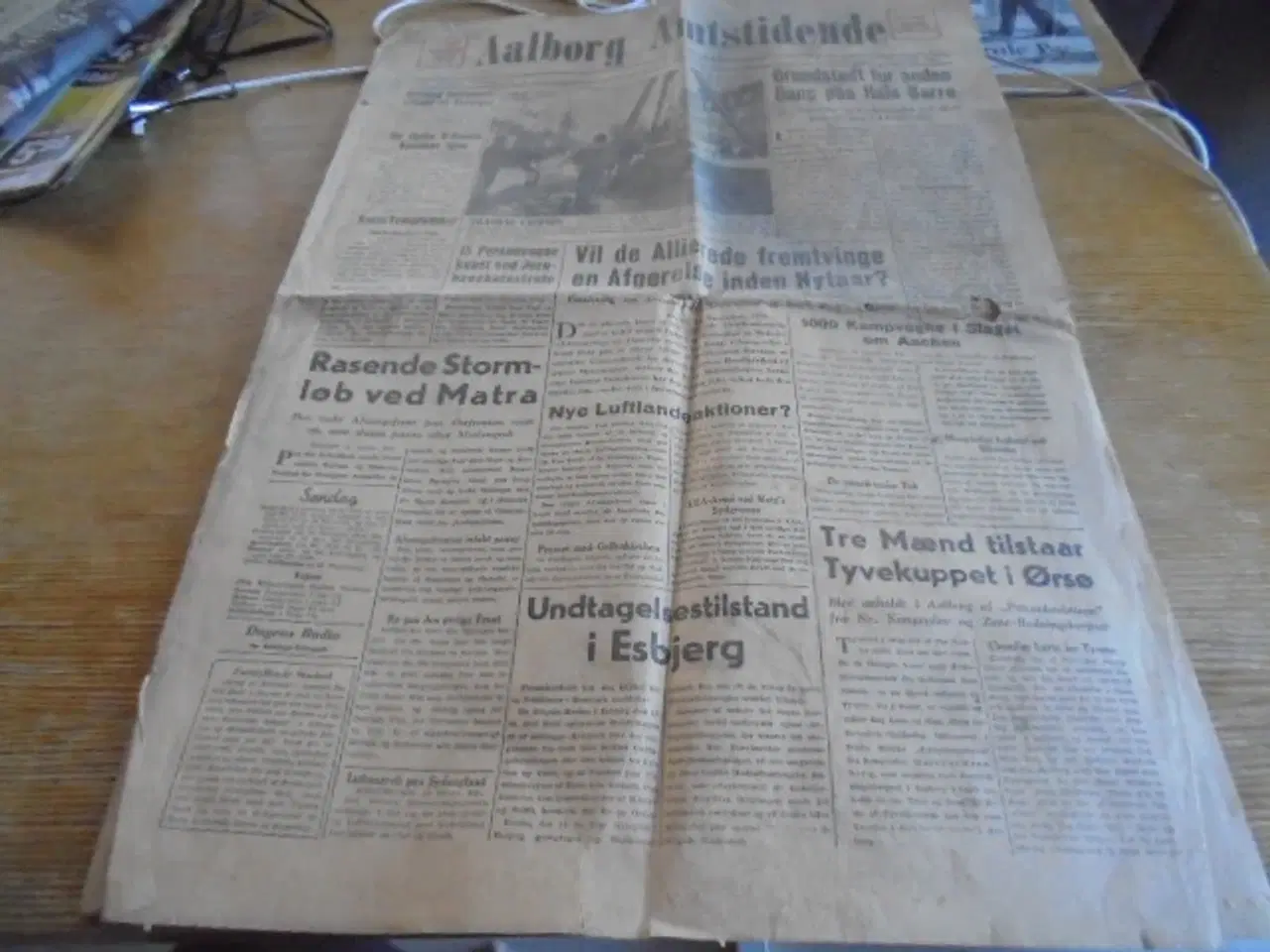 Billede 1 - Aalborg Amtstidende 19. november 1944  