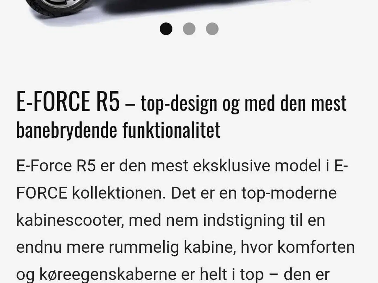 Billede 8 - E-Force kabine scooter 1200 W