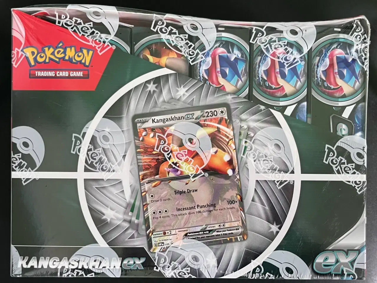 Billede 1 - Display med 6 stk Ex Battle deck Kangaskhan/grenin