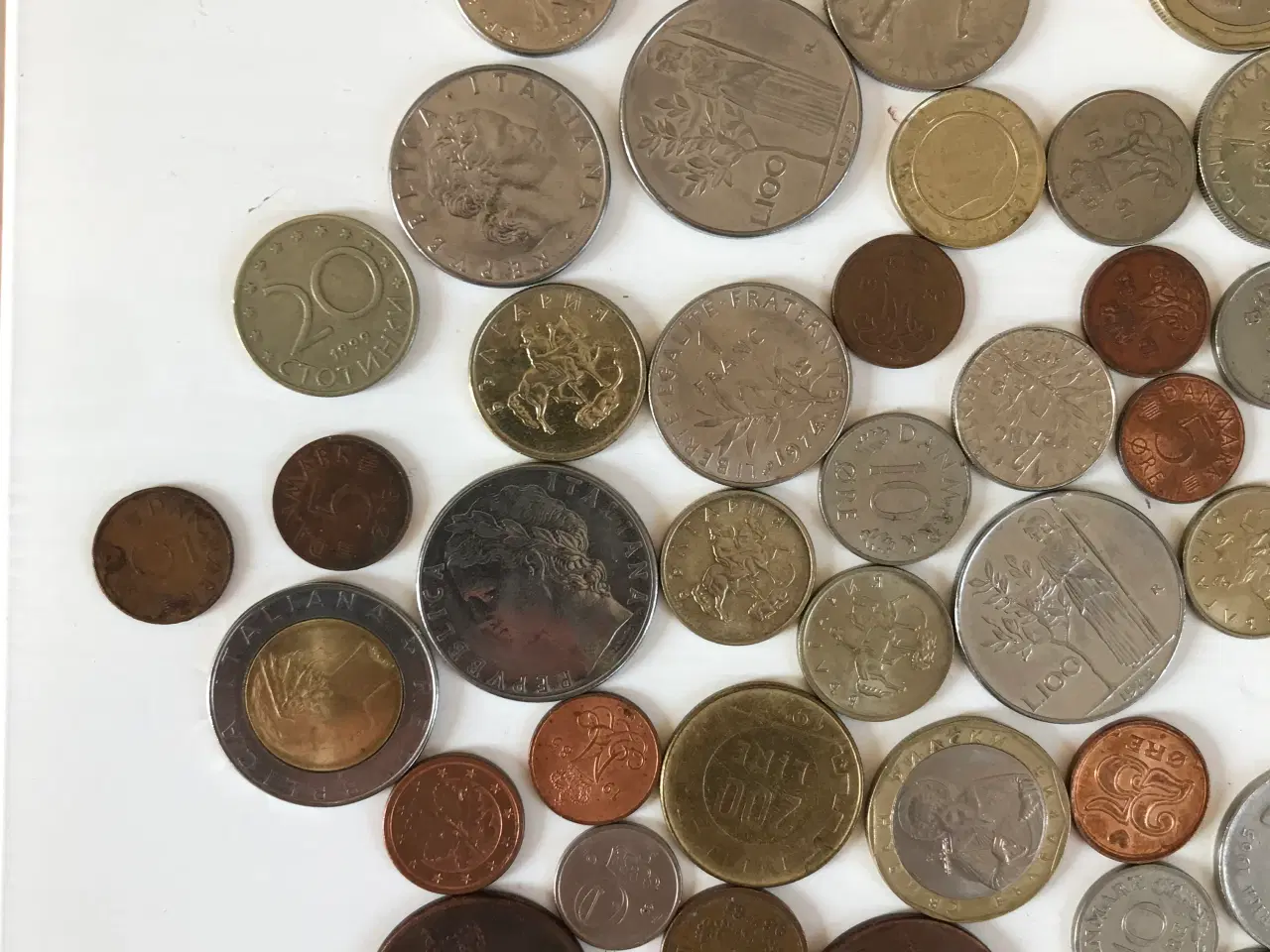 Billede 2 - Blandet mønter forskellige valuta og årgang