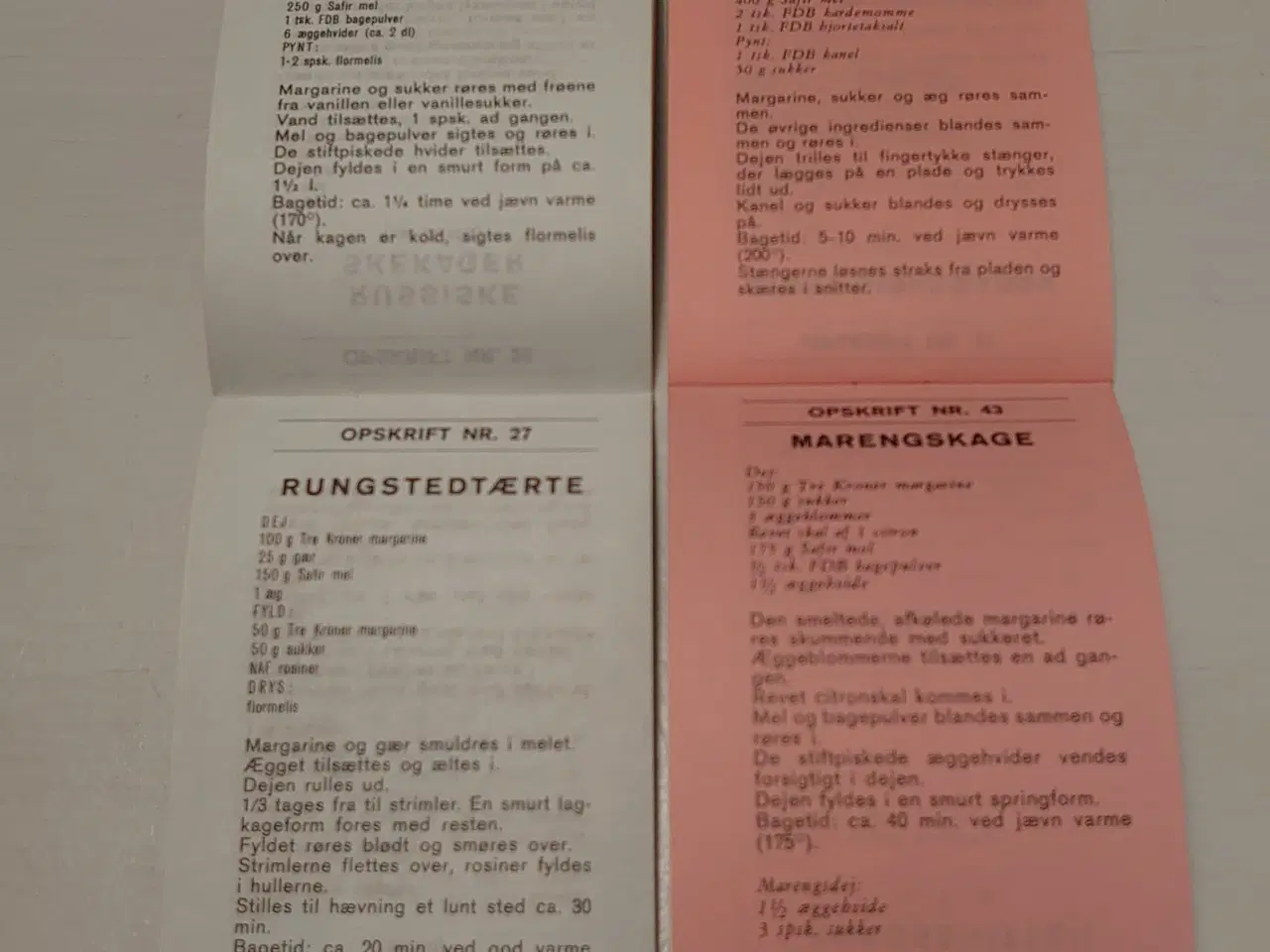 Billede 4 - 2stk vintage hæfter med kageopskrifter fra 1963-64