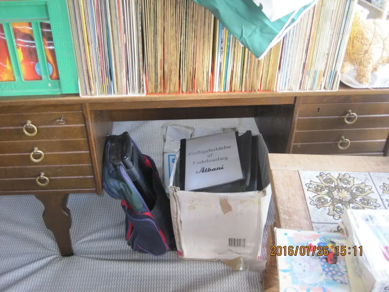 Billede 1 - egetræs skrivebord