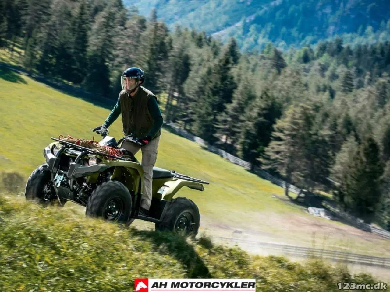 Billede 5 - Yamaha Kodiak 450 IRS Olive Green Traktor