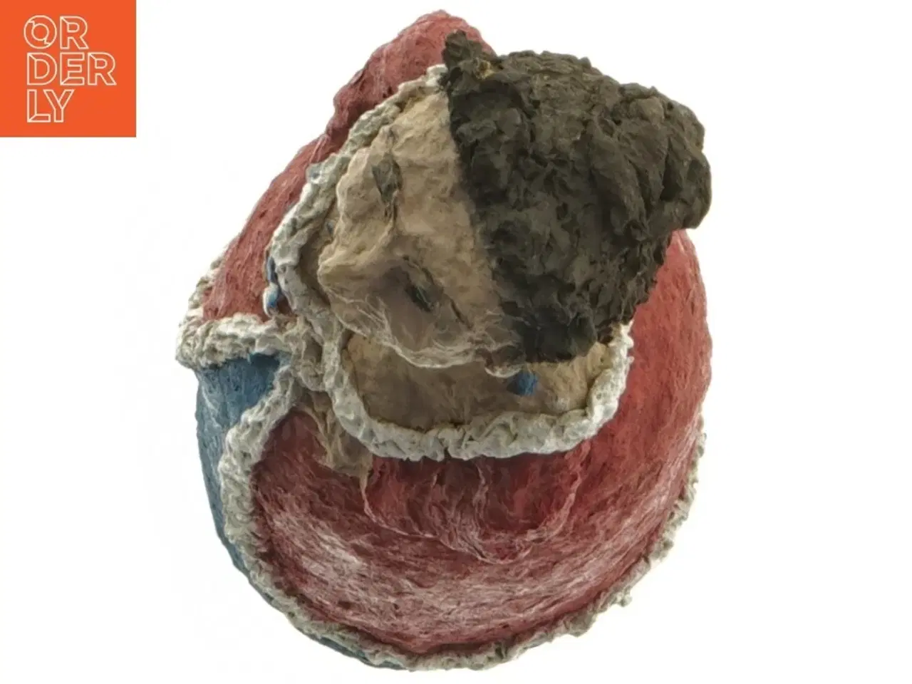 Billede 3 - Papmache på ølflaske (str. 26 cm)