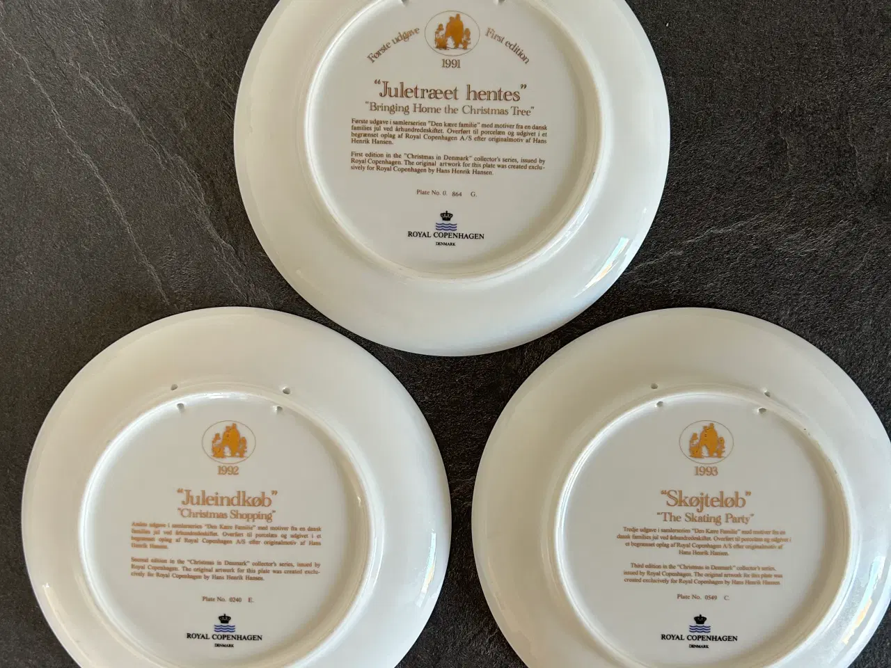 Billede 2 - Juleplatter Royal Copenhagen