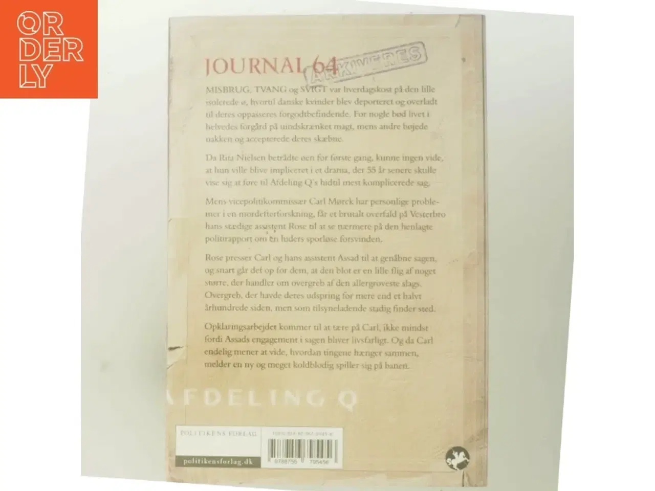 Billede 3 - Journal 64 : krimithriller af Jussi Adler-Olsen (Bog)