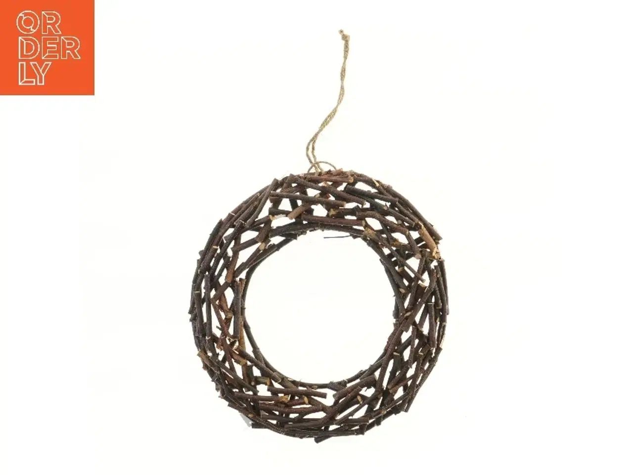 Billede 1 - Dekorativ grenkrans (str. Ø 32 cm)