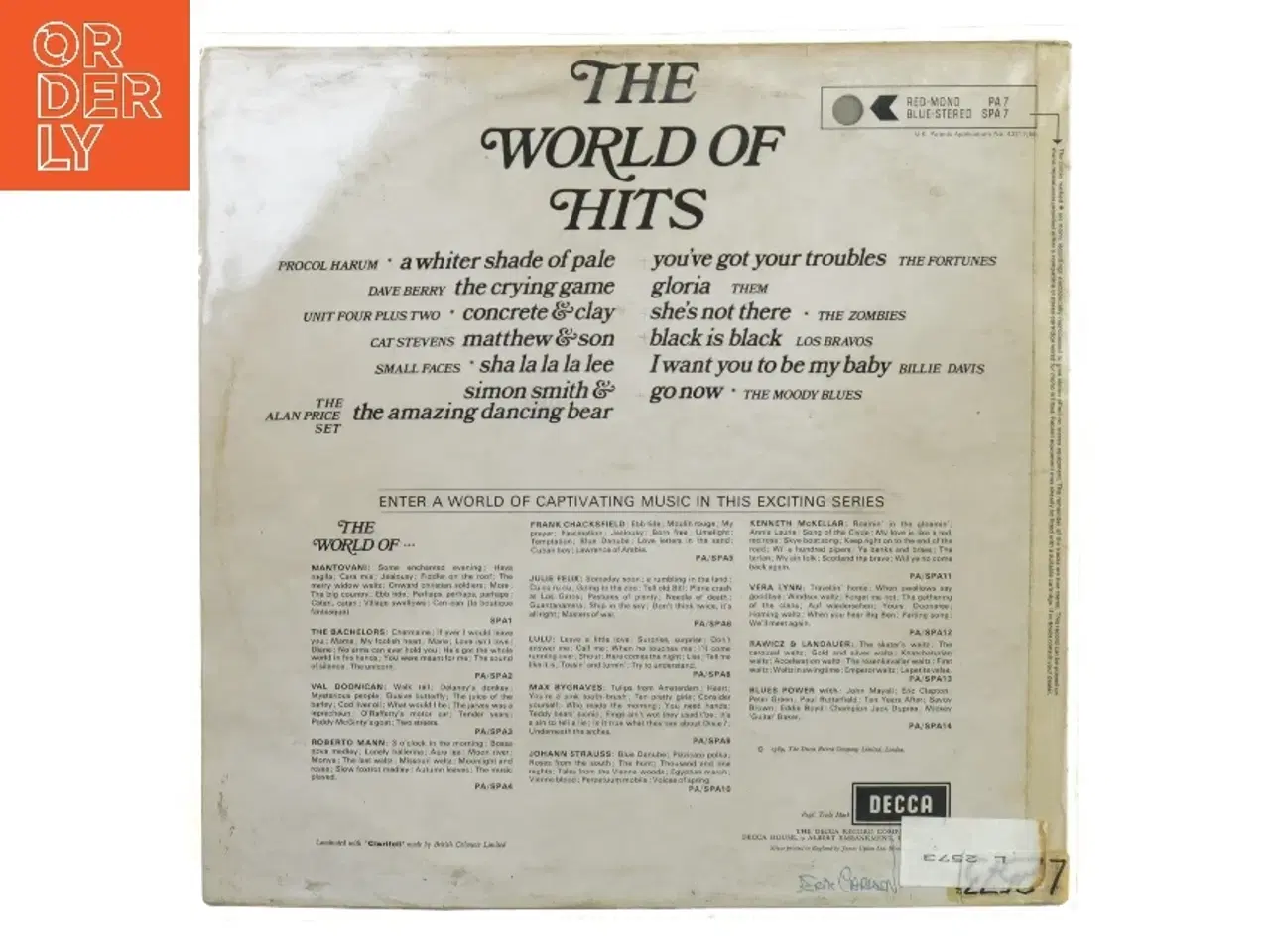 Billede 3 - Whiter shade fra Decca (str. 30 cm)