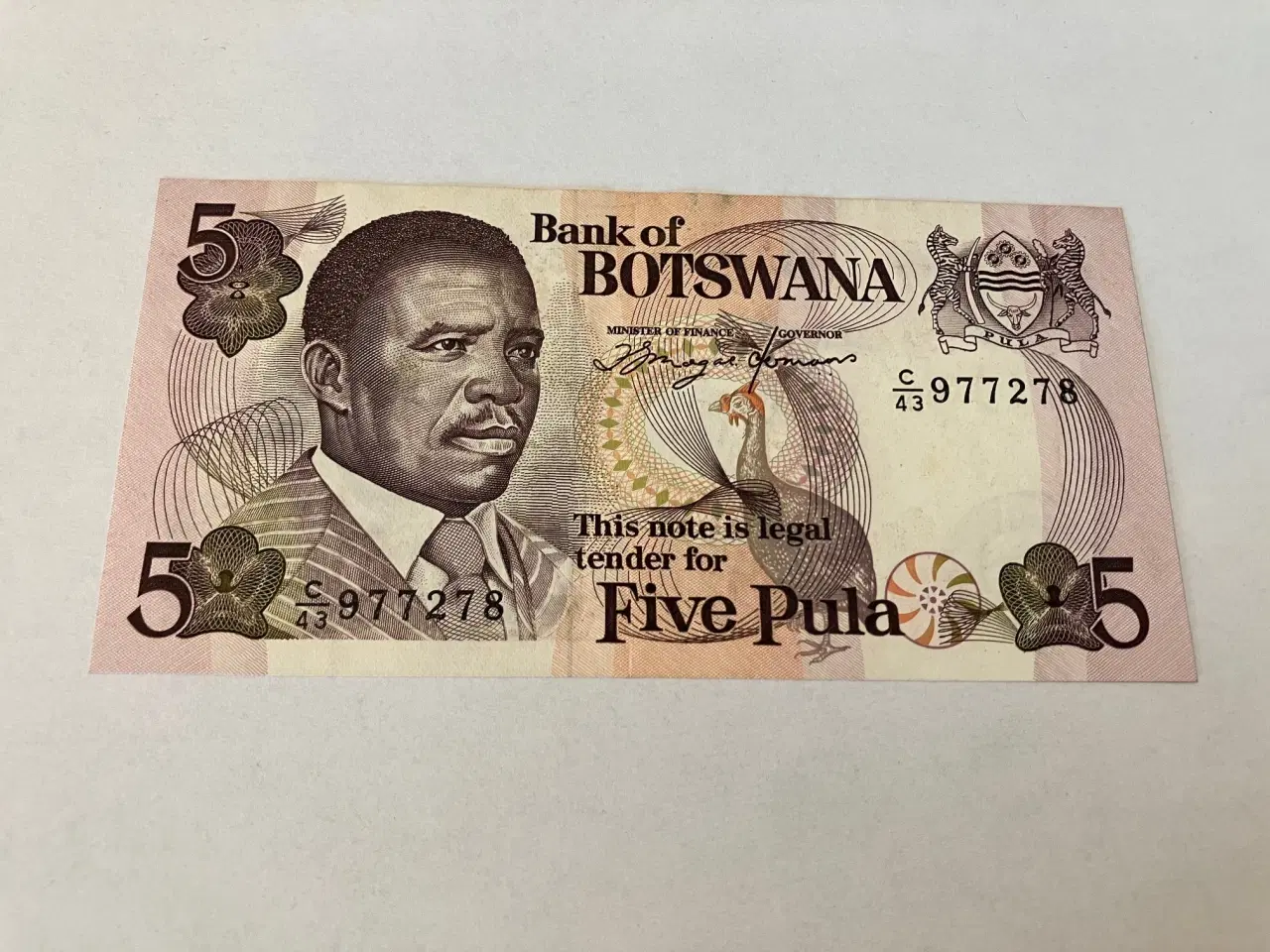 Billede 1 - 5 Pula Botswana