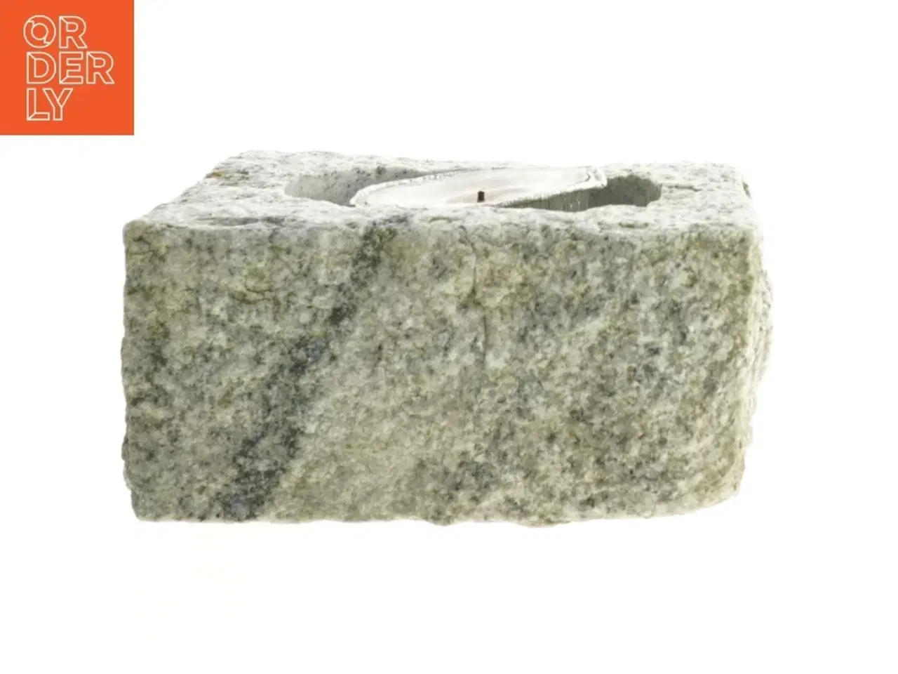 Billede 2 - Granit fyrfadsstage (str. 18x18 cm)