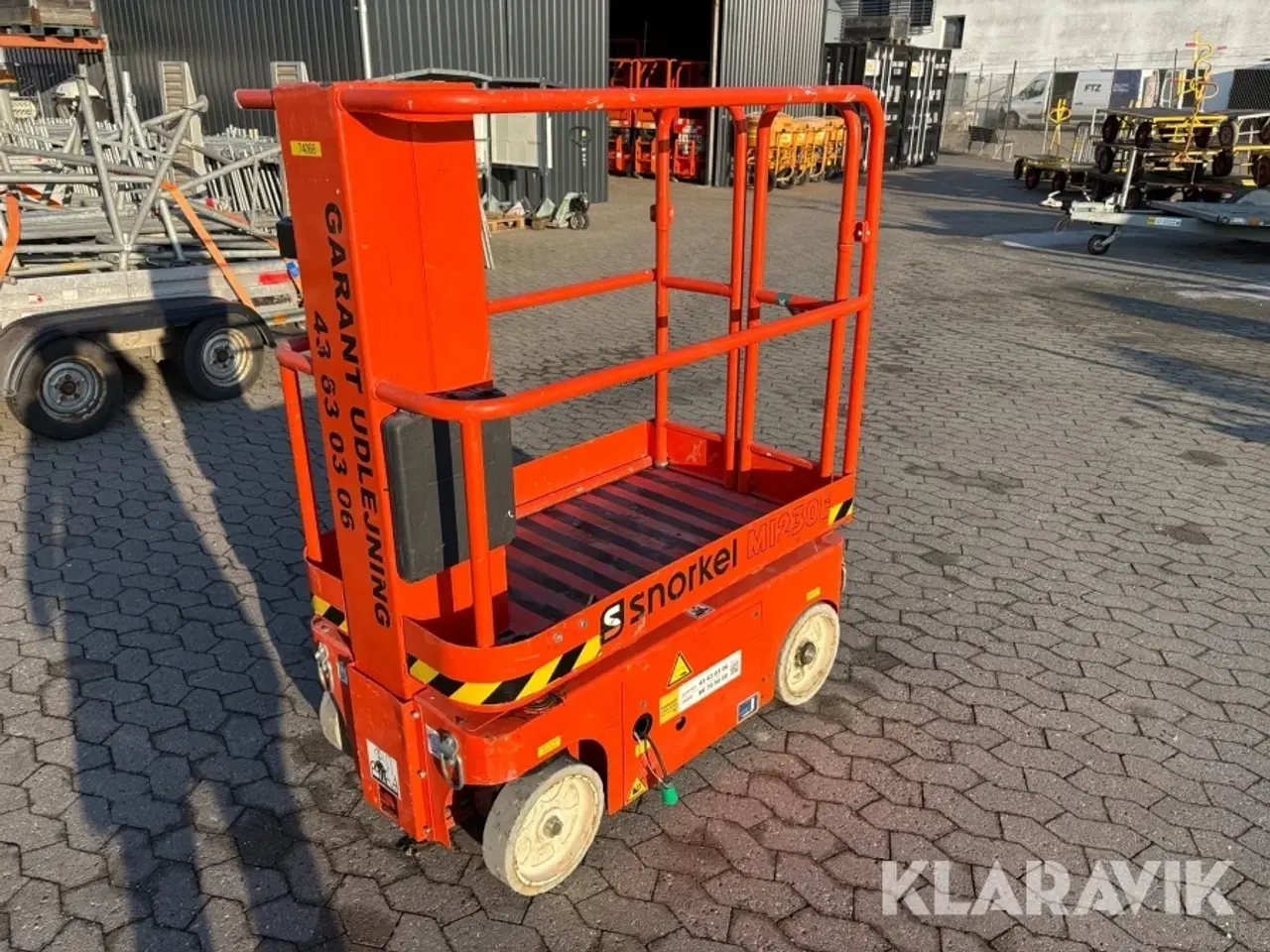 Billede 1 - Søjlelift Snorkel M1230E