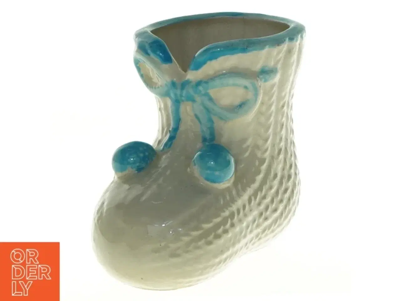 Billede 1 - Vintage Keramik barnesko vase (str. 9 x 10 cm)