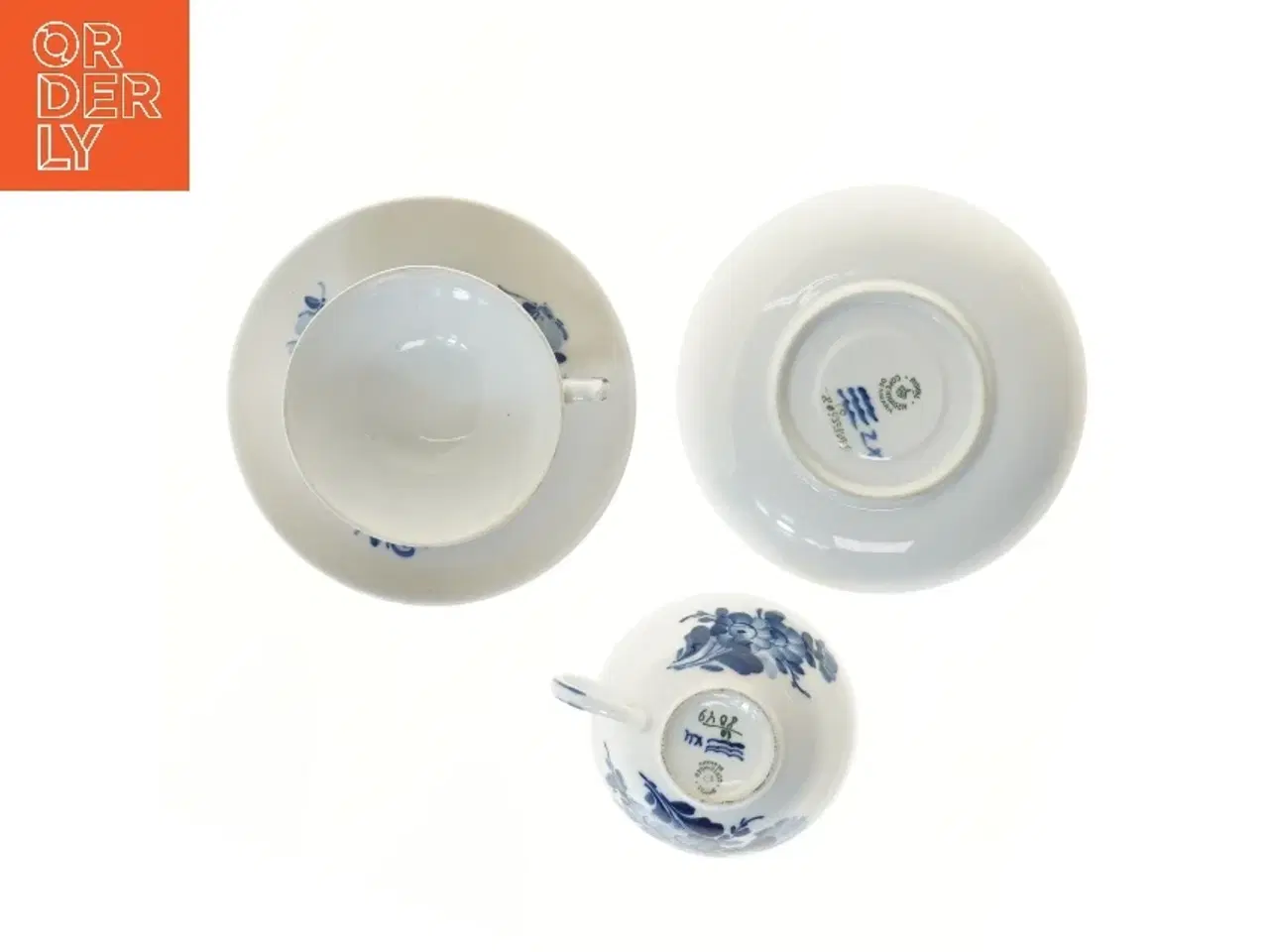 Billede 2 - 2 par the ‘ kopper fra Royal Copenhagen (str. Ø 10 & 15 cm)