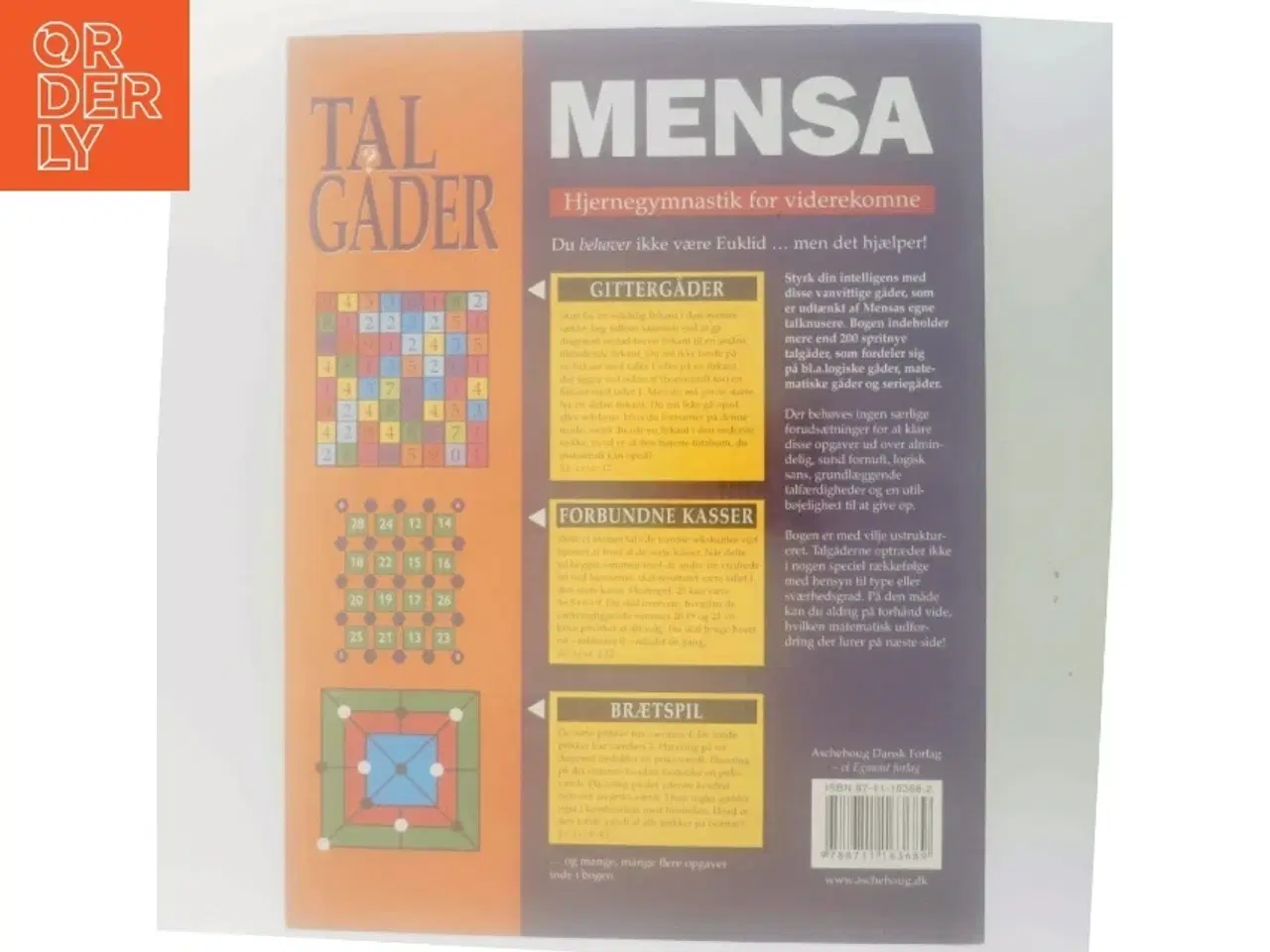 Billede 3 - Mensa - talgåder : hjernegymnastik for viderekomne : over 200 opgaver der udfordrer din IQ af John Bremner (Bog)