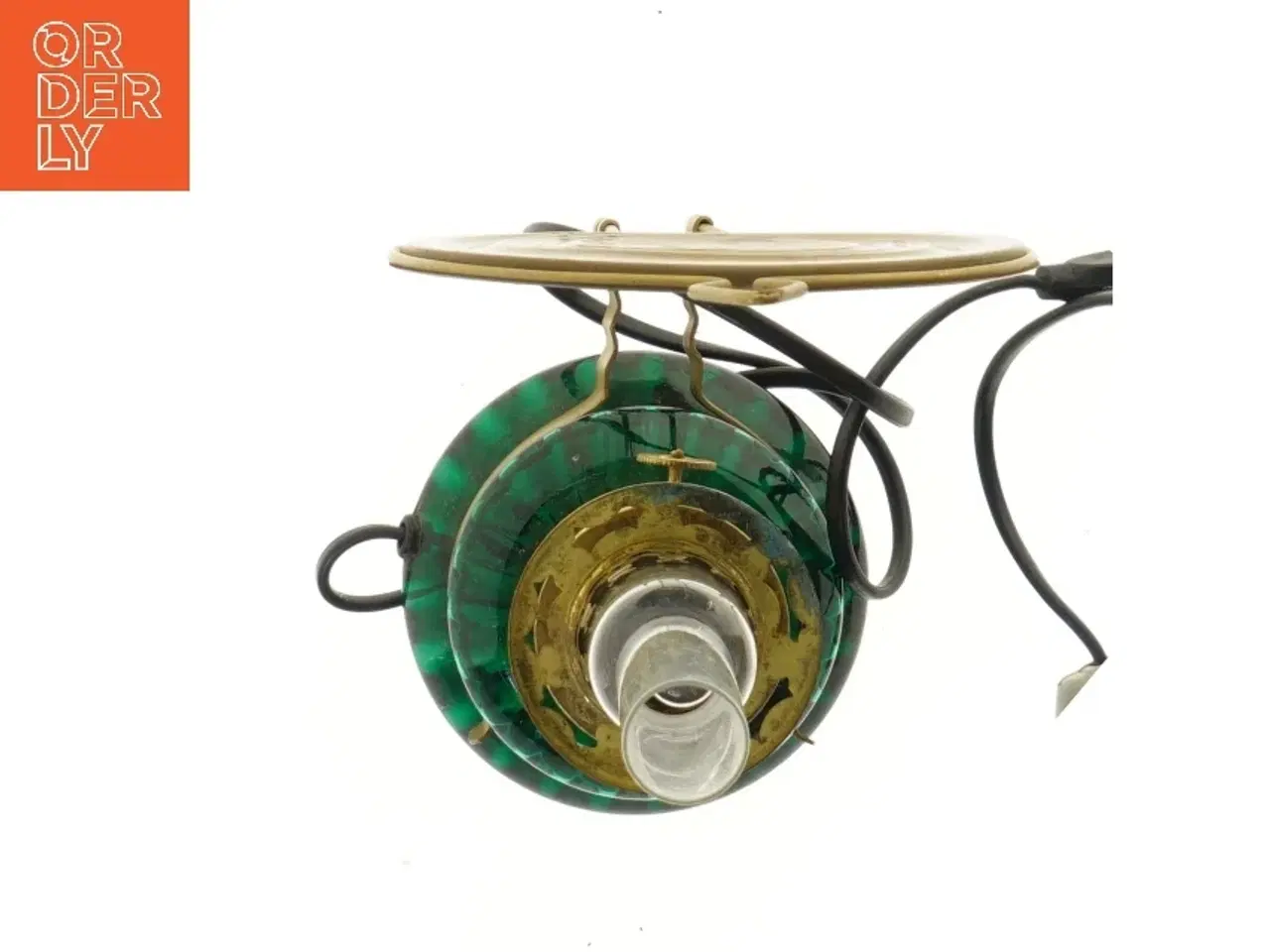 Billede 2 - Vintage elektrisk petroleumslampe (str. 29 cm)fra holmegaard
