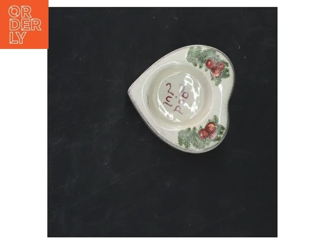 Billede 2 - Trip trap Trekantet stearinlys holder med julemotiv (str. 3x8x8 cm)