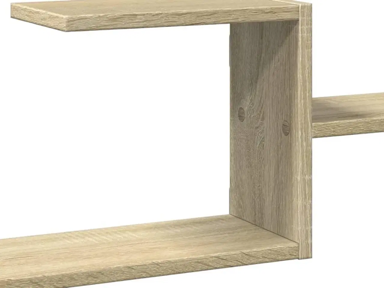 Billede 8 - Væghylde 104x15x49 cm konstrueret træ sonoma-eg